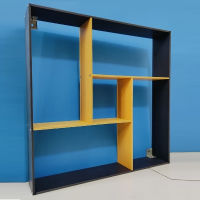 Picture of Living Room Floating Square Wall Mounted Shelf/Storage Shelves/Kitchen Shelves/Wall Decoration/Wall Rack/Book Shelves for Living Room Drawing Room- 41x41x10cm  ( PVC Waterproof)