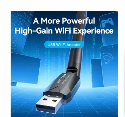 Picture of Vention KDTB0 650Mbps Dual Band Wi-Fi USB Adapter #KDTB0