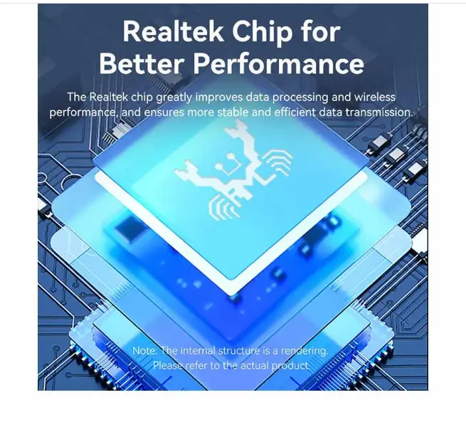 Picture of Vention KDTB0 650Mbps Dual Band Wi-Fi USB Adapter #KDTB0