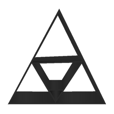 Picture of New Design Wholesale Custom Multicolor Triangle Floating Shelves Wall Shelf