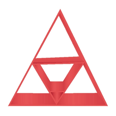 Picture of New Design Wholesale Custom Multicolor Triangle Floating Shelves Wall Shelf