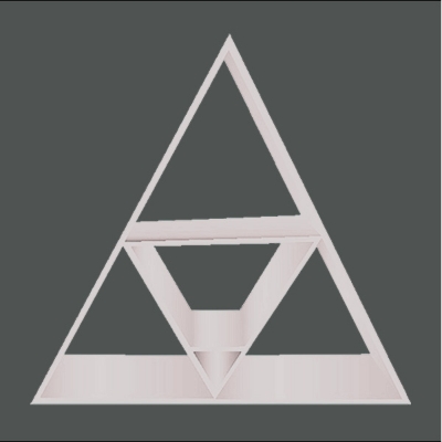 Picture of New Design Wholesale Custom Multicolor Triangle Floating Shelves Wall Shelf