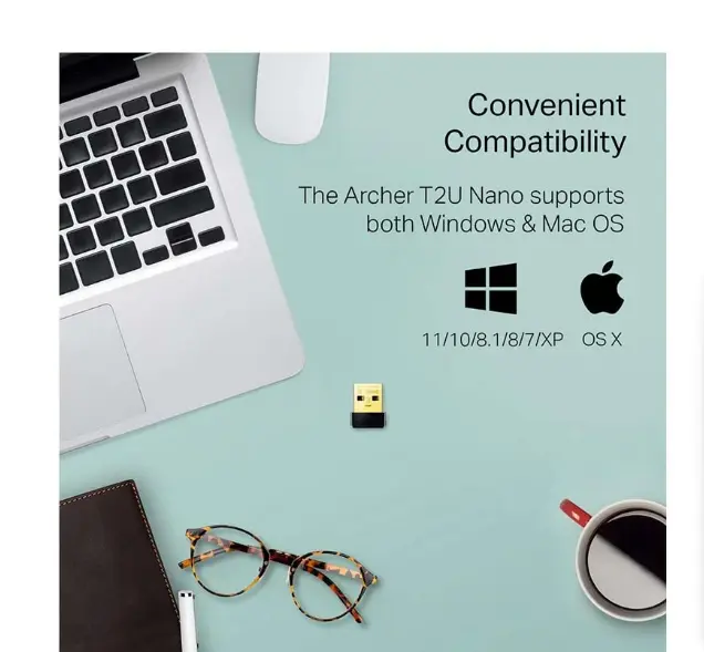 Picture of TP-Link Archer T2U Nano AC600 Dual Band Wi-Fi USB Adapter