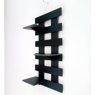 Picture of Wall-Mounted| Decorative Flower Storage Rack| PVC (Waterproof) Floating Shelves| Flower Showpiece, Accessories Slandered  Home Storage | Room Hanger