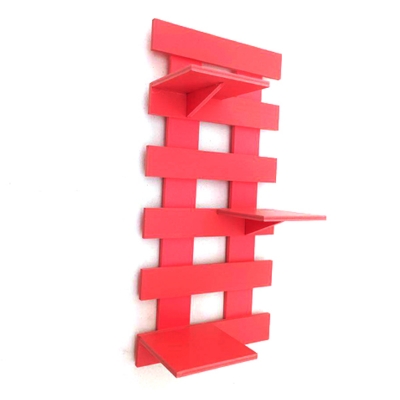 Picture of Wall-Mounted| Decorative Flower Storage Rack| PVC (Waterproof) Floating Shelves| Flower Showpiece, Accessories Slandered  Home Storage | Room Hanger