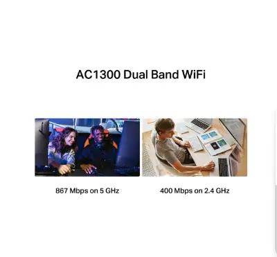 Picture of MERCUSYS MA30H AC1300 Mbps Dual-Band Wi-Fi USB Adapter