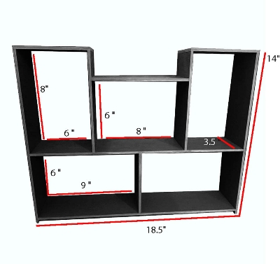 Picture of "U" Shape Wall Shelf Perfect for Home & Office Decor