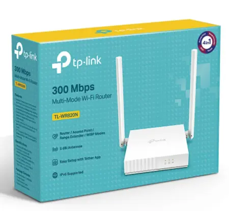 Picture of TP-Link TL-WR820N 300 Mbps Ethernet Single-Band Wi-Fi Router