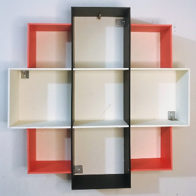 Picture of 9 Ghore Transforming Walls into Artful Showpieces Storage | Elegant Wall Shelf | Beautifully Organized Home Decor | Unique Wall Shelf Multicolor