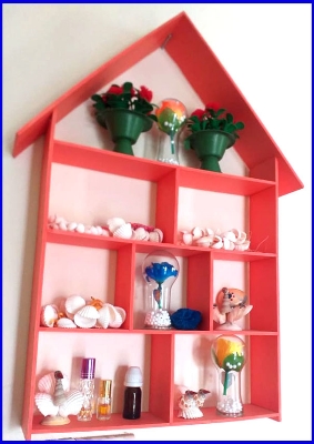 Picture of Wall Shelves for Living Room, Bedroom | Wall Mount Shelf/Rack/Stand/Showcase for Home Decor - Wall Hanging Storage Unit, House Decorative, Showpiece Storage Stand