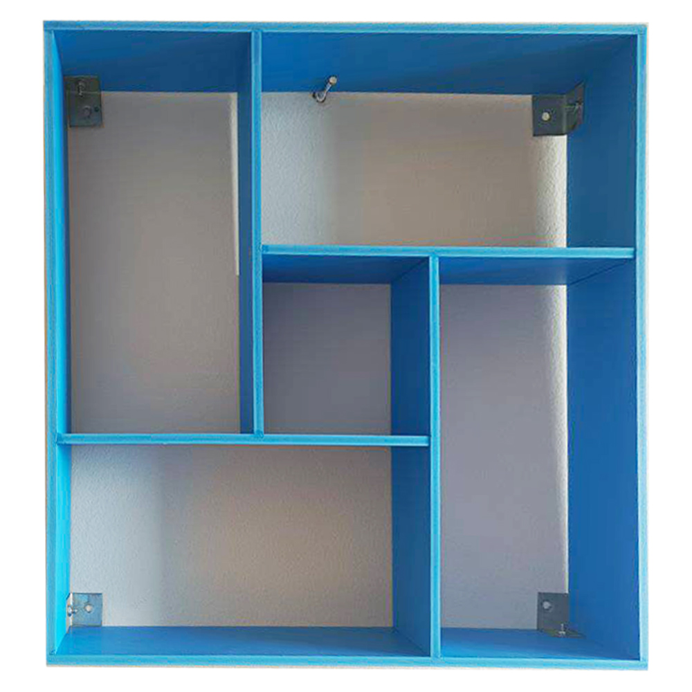 Picture of Living Room Floating Square Wall Mounted Shelf/Storage Shelves/Kitchen Shelves/Wall Decoration/Wall Rack/Book Shelves for Living Room Drawing Room- 41x41x10cm  ( PVC Waterproof)