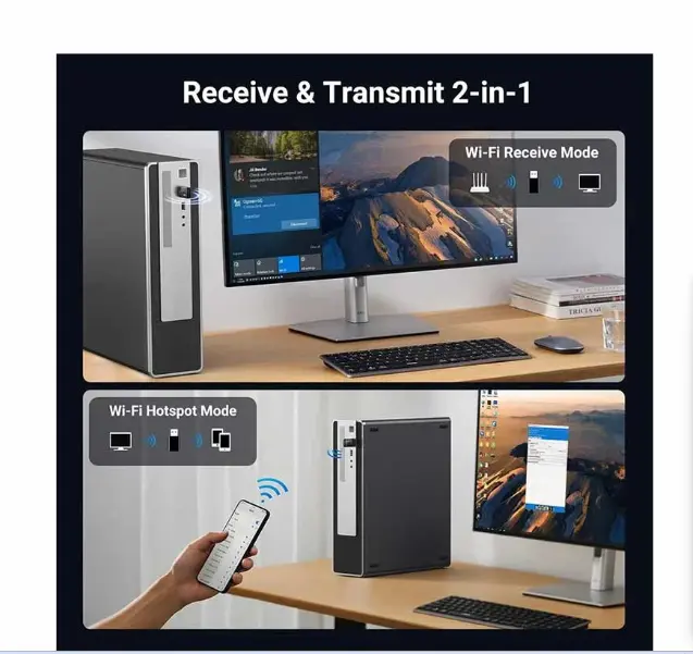 Picture of UGREEN CM762 (35264) AX900 Mbps Dual Band Wi-Fi USB Adapter #35264