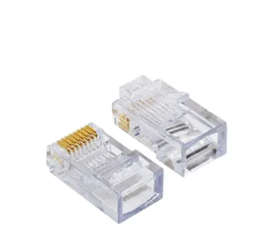 Picture of D-Link Cat-5 Transparent RJ45 Connector (100 units) #NPG-5E1TRA031-100