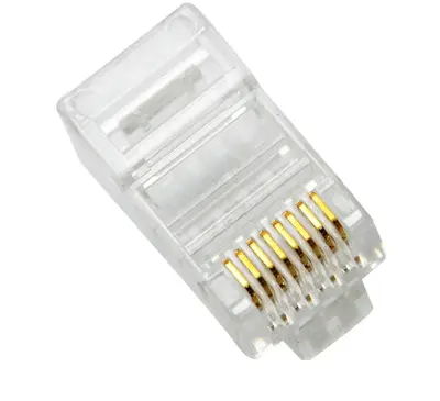 Picture of D-Link Cat-5 Transparent RJ45 Connector (100 units) #NPG-5E1TRA031-100