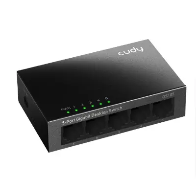 Picture of Cudy GS105 5 Port (5-Port 10/100/1000Mbps Ethernet) Unmanaged Gigabit Desktop Switch