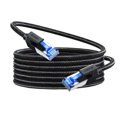 Picture of UGREEN NW153 (30795) Cat-8 F/FTP 10 Meter Black Network Cable #30795, Patch Cord