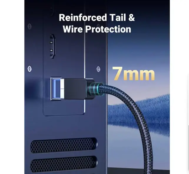 Picture of UGREEN NW153 (30795) Cat-8 F/FTP 10 Meter Black Network Cable #30795, Patch Cord