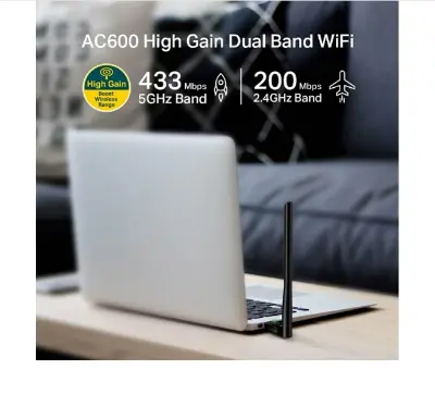 Picture of TP-Link Archer T2U Plus AC600 Dual Band Wi-Fi USB Adapter