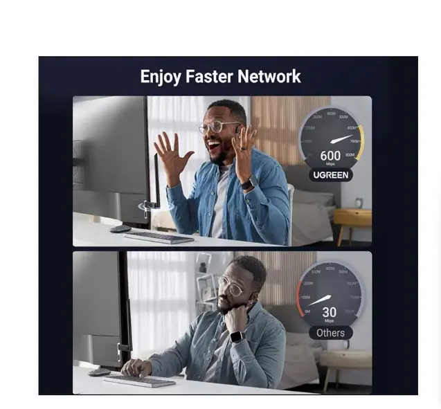 Picture of UGREEN CM763 (35265) AX900 Mbps Dual Band Wi-Fi USB Adapter #35265