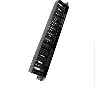 Picture of Vivanco 1U Horizontal Finger Duct Cable Management #VCCPCMP1