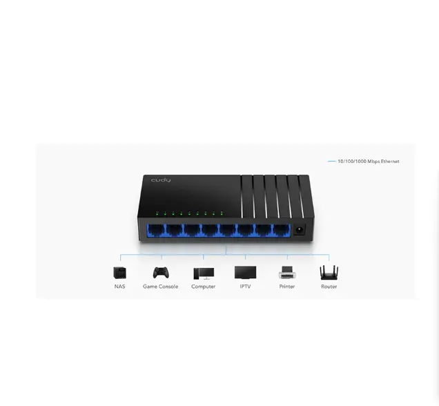 Picture of Cudy GS108D 8 Port Unmanaged Gigabit Desktop Switch