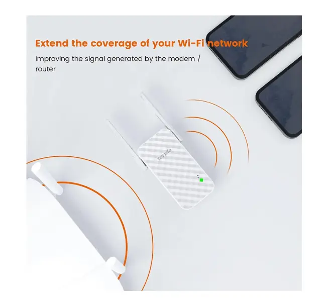 Picture of Tenda A9 Wireless N300 Universal Range Extender (2x3dBi Fixed Antenna)