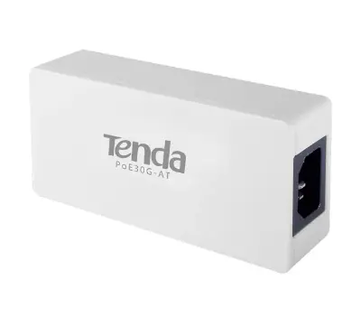Picture of Tenda PoE30G-AT (1PoE. 1LAN) GIGABIT PoE INJECTOR ( Upto 30W)