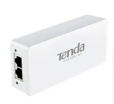 Picture of Tenda PoE30G-AT (1PoE. 1LAN) GIGABIT PoE INJECTOR ( Upto 30W)