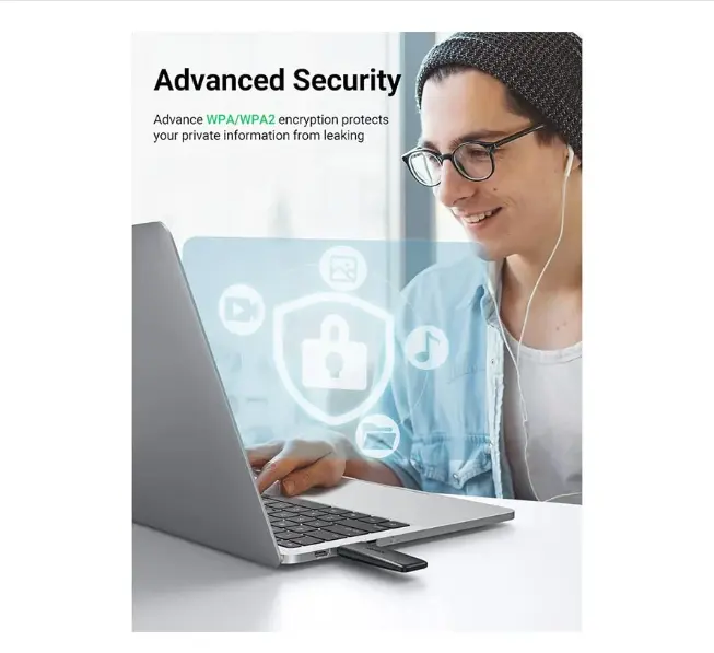 Picture of UGREEN CM492 (50340) 1300 Mbps Dual Band Wi-Fi USB Adapter