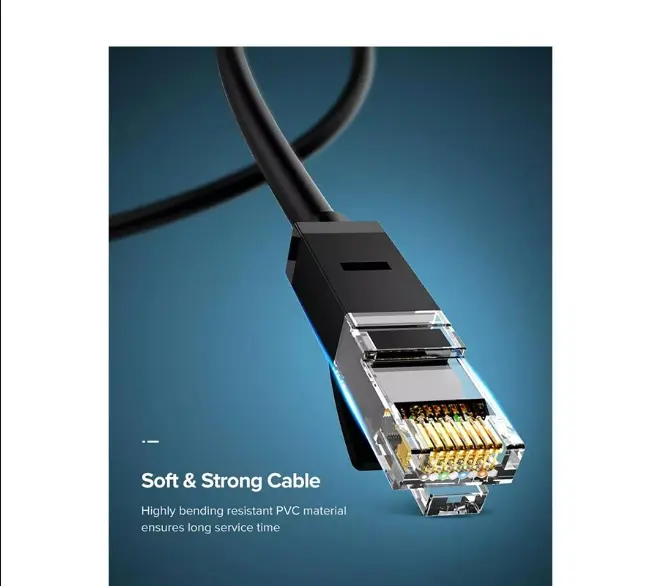 Picture of UGREEN 20170 Cat-6, 50 Meter, Black Network Cable # 20170