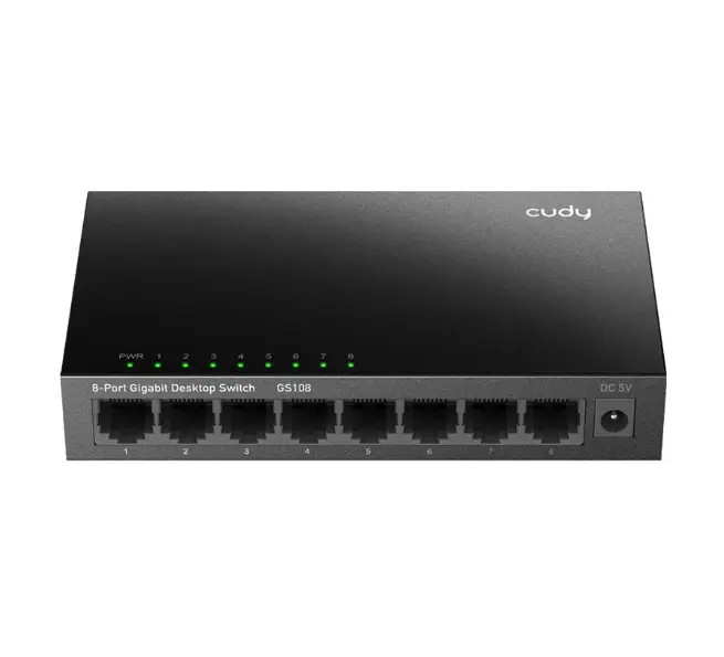 Picture of Cudy GS108 8 Port 10/100/1000Mbps Ethernet Desktop Switch