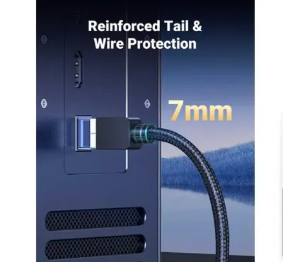 Picture of UGREEN NW153 (30799) Cat-8 F/FTP 15 Meter Black Network Cable