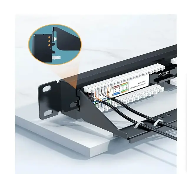 Picture of UGREEN NW127 (70423) Cat 6 1U 24-Port UTP Patch Panel