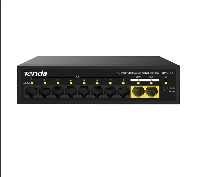 Picture of Tenda S110PC 10 Port Unmanaged Desktop Switch