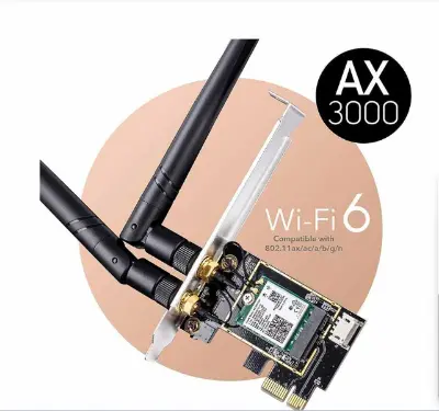 Picture of Cudy WE3000 1.0 AX3000 Mbps Dual Band Wi-Fi 6 PCI Express Network Adapter