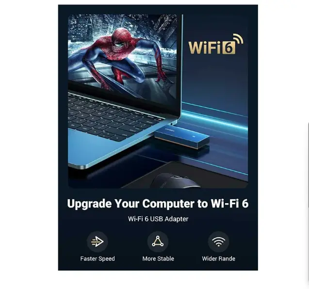 Picture of UGREEN CM499 (90340) 1800Mbps Dual Band Wi-Fi 6 USB Adapter