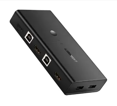 Picture of UGREEN CM200 (50744) KVM Black Network Switch