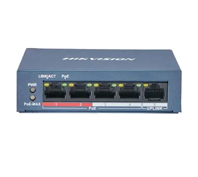 Picture of Hikvision DS-3E0105P-E/M(B) 5 Port Unmanaged PoE Switch