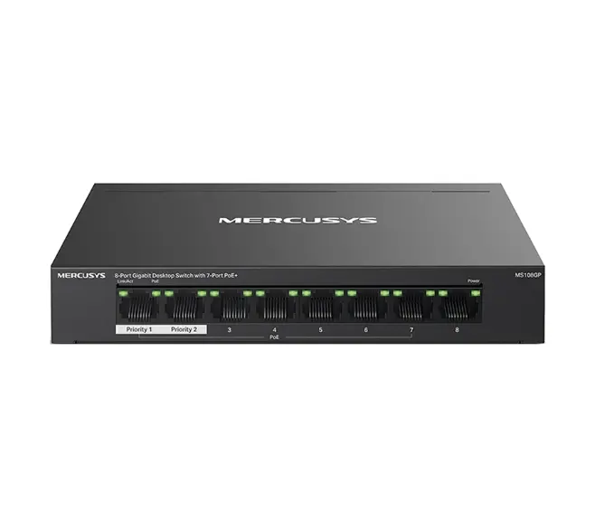 Picture of MERCUSYS MS108GP 8-Port Desktop Switch