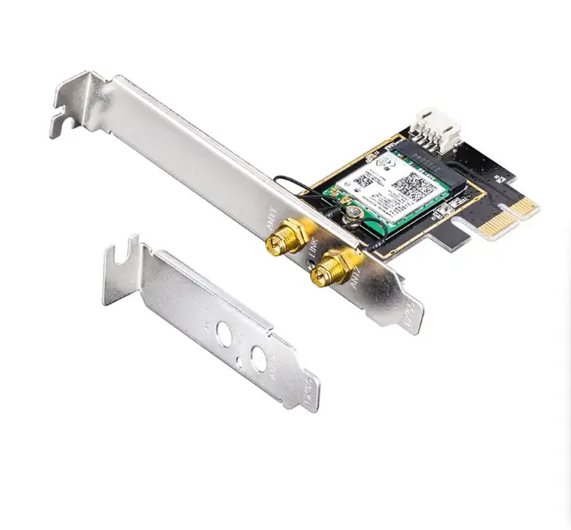 Picture of Cudy WE3000 2.0 AX5400 Mbps Tri Band Wi-Fi 6E & Bluetooth 5.2 PCI Express Network Adapter