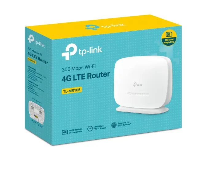 Picture of TP-Link TL-MR105 300 Mbps Ethernet Single-Band Wi-Fi Router