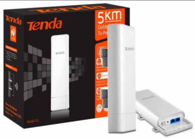 Picture of Tenda O3 Wireless 5KM Outdoor Point To Point CPE