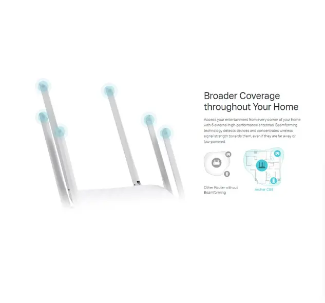 Picture of TP-Link Archer C86 AC1900 Mbps Gigabit Dual-Band Wi-Fi Router