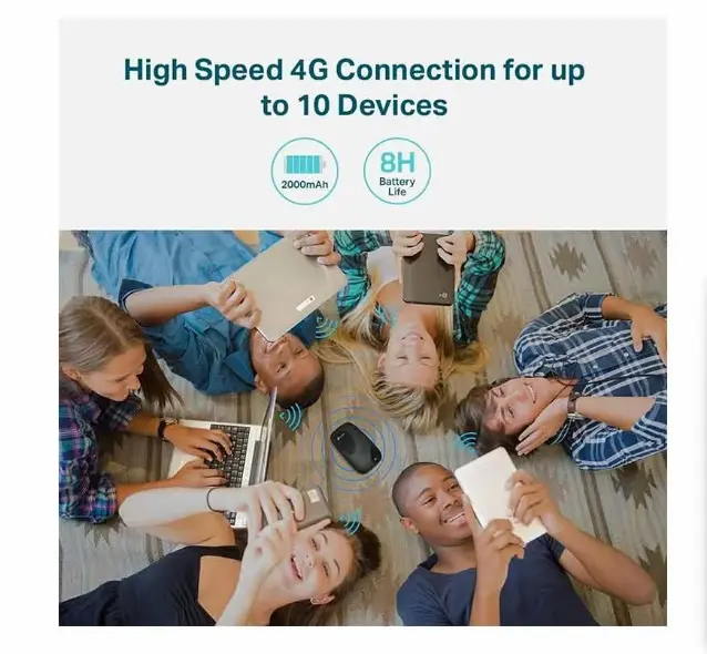 Picture of TP-Link M7000 150 Mbps 4G Pocket Router