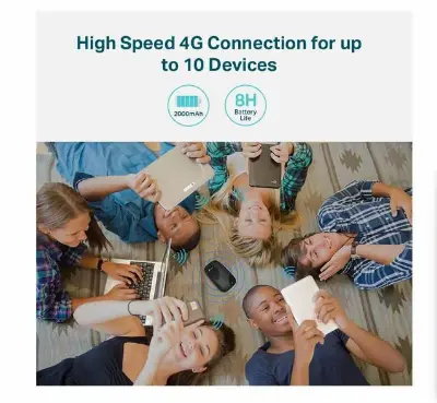 Picture of TP-Link M7000 150 Mbps 4G Pocket Router