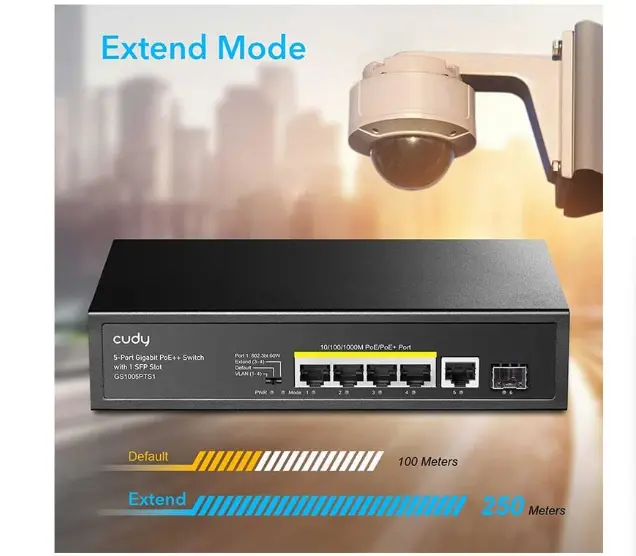 Picture of Cudy GS1005PTS1 6 Port Network Switch