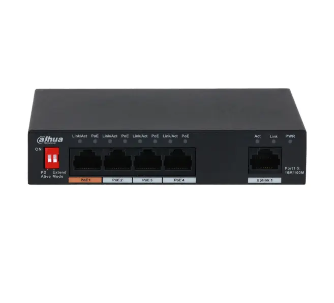 Picture of Dahua PFS3005-4ET-60 5 Port Unmanaged Desktop Switch