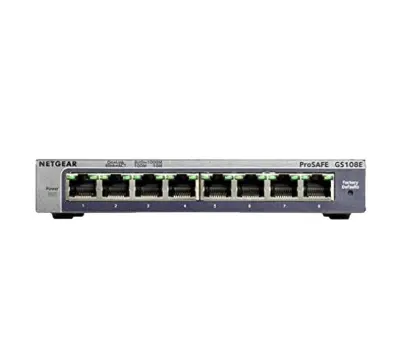 Picture of Netgear GS108E 8-Port Gigabit Plus Managed Desktop Switch