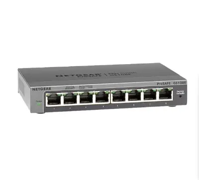 Picture of Netgear GS108E 8-Port Gigabit Plus Managed Desktop Switch
