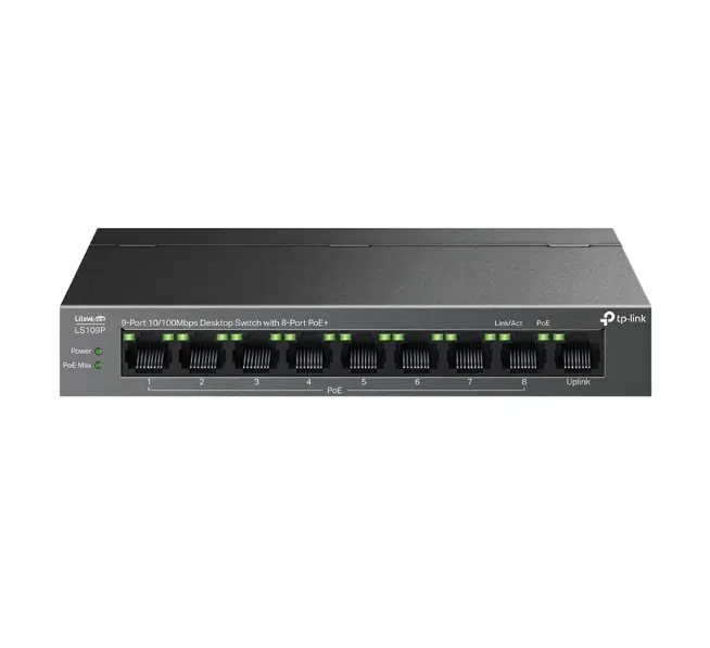 Picture of TP-Link LS109P 9-Port Desktop Switch